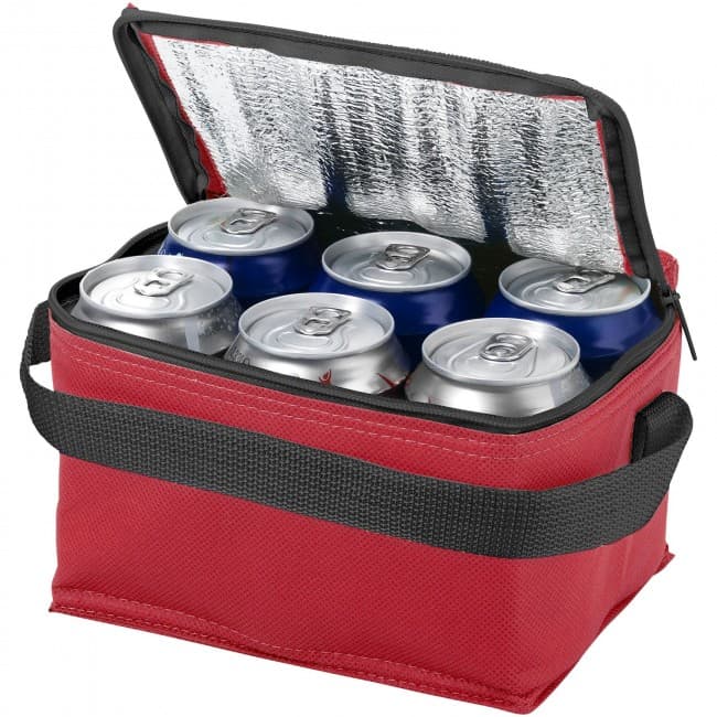 Custom Printed Spectrum non-woven 6-can cooler bag - Image 3