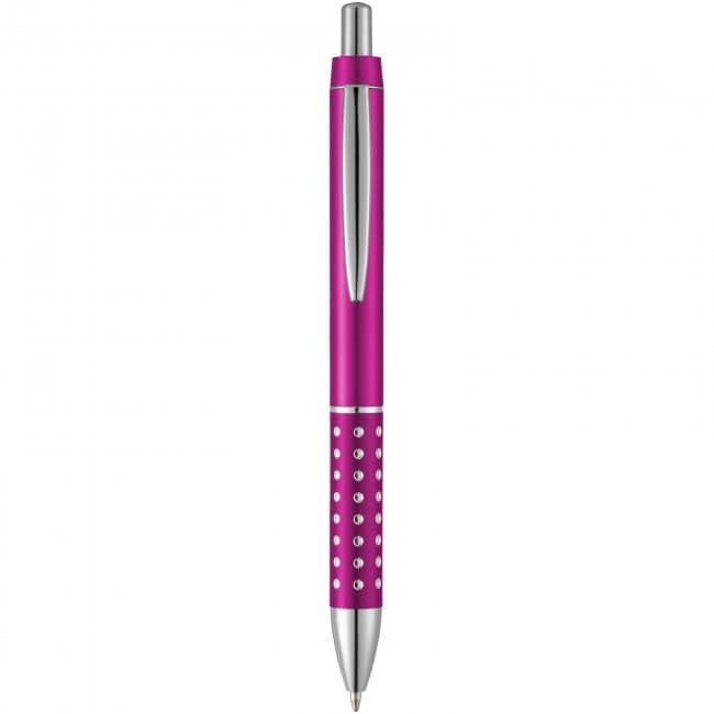 Custom Printed Bling ballpoint pen with aluminium grip - Image 1