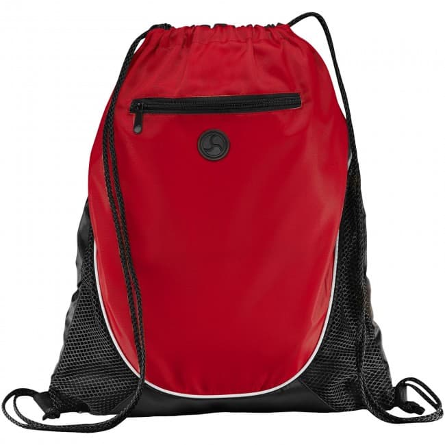 Custom Printed Peek drawstring backpack - Image 4