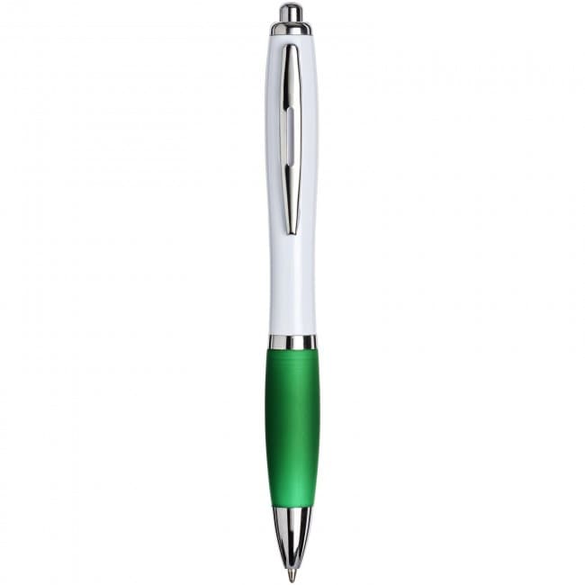 Custom Printed White Curvy Ballpen : White: - Image 4