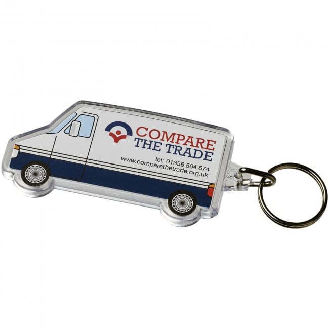 Branded Combo van-shaped keychain