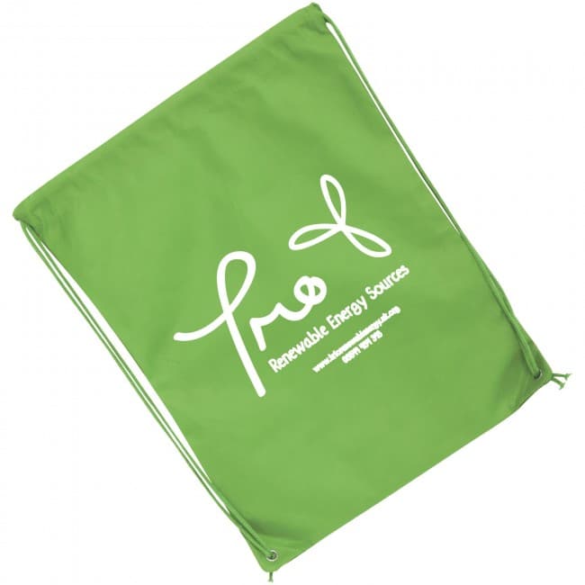 Custom Printed Eco-friendly drawstring bag - Image 1