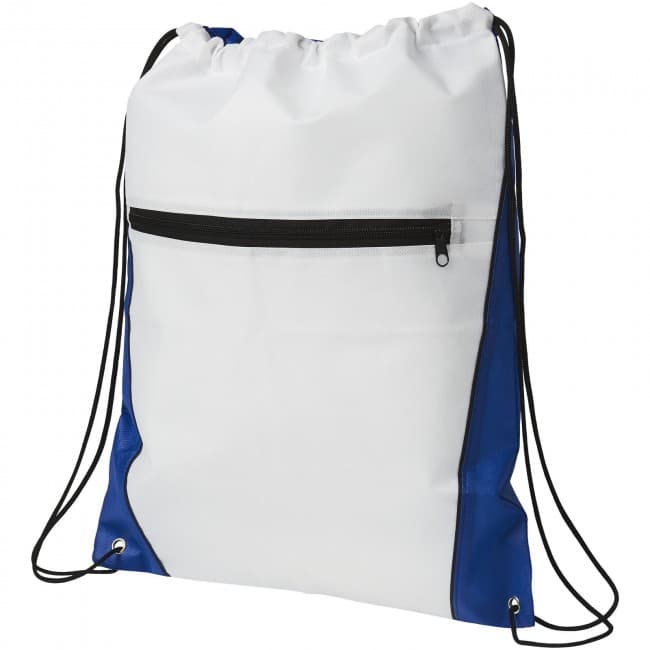 Custom Printed Contrast non-woven drawstring backpack - Image 5