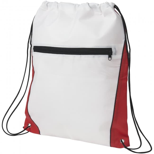 Custom Printed Contrast non-woven drawstring backpack - Image 1