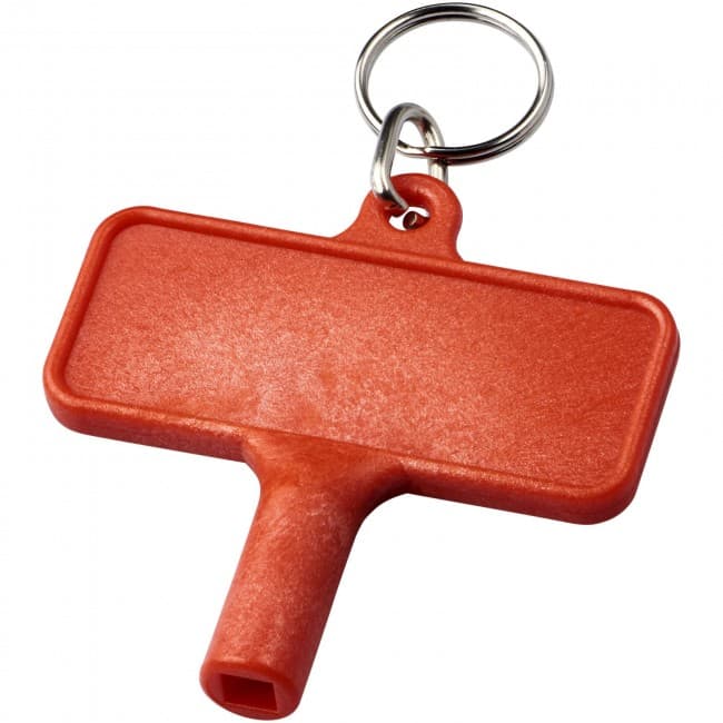 Custom Printed Largo plastic radiator key with keychain - Image 2