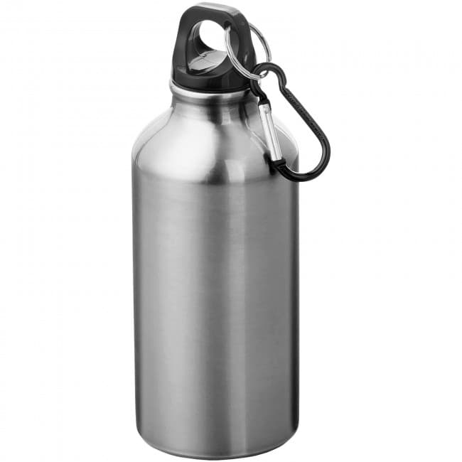 Custom Printed Oregon 400 ml sport bottle with carabiner - Image 6