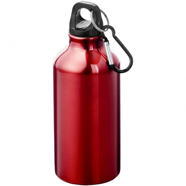 Custom Printed Oregon 400 ml sport bottle with carabiner - Image 4