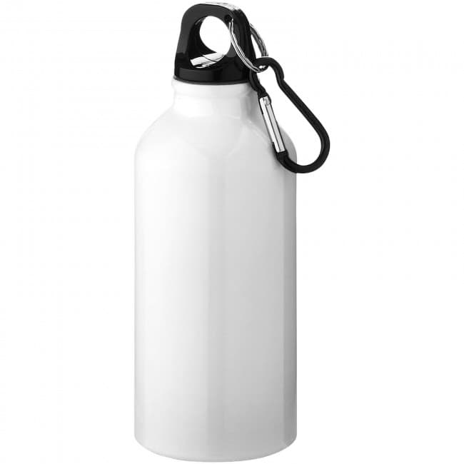 Custom Printed Oregon 400 ml sport bottle with carabiner - Image 1