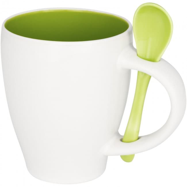 Custom Printed Nadu Mug With Spoon - Image 5