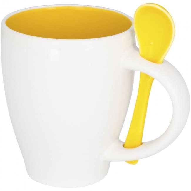 Custom Printed Nadu Mug With Spoon - Image 6