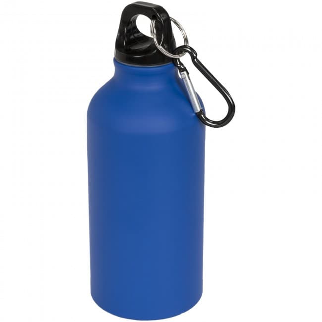 Custom Printed Oregon matte 400 ml sport bottle with carabiner - Image 1