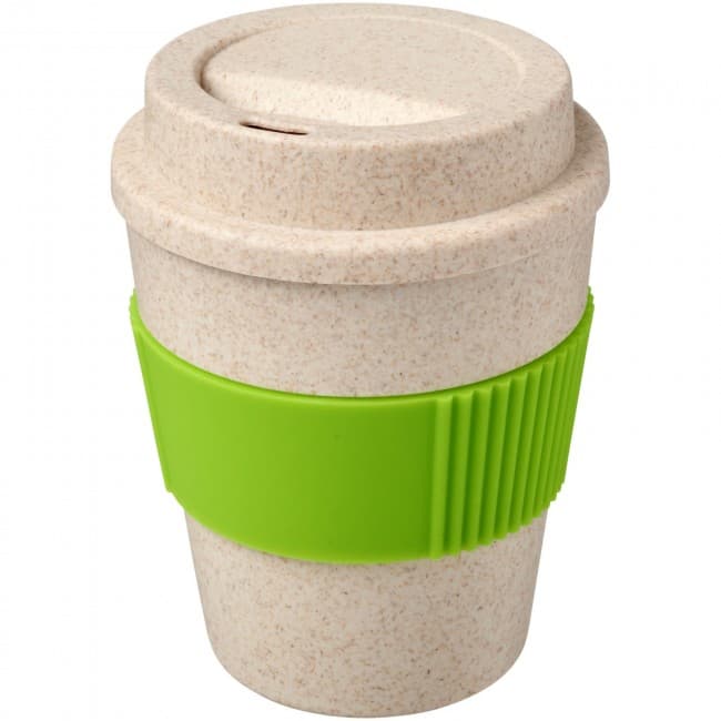 Branded Oka 350 ml wheat straw tumbler - Image 2