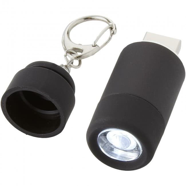 Custom Printed Avior rechargeable LED USB keychain light - Image 4