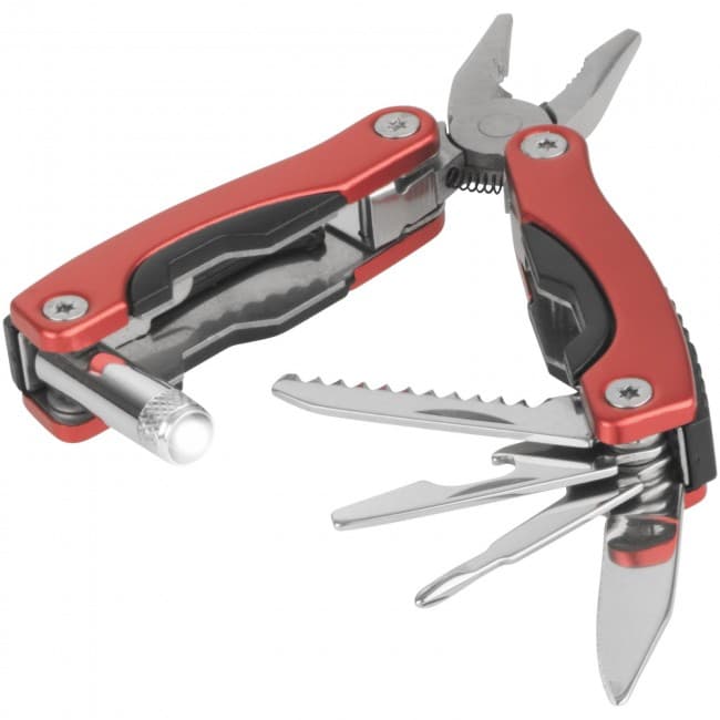 Custom Printed Casper 8-function multi-tool with LED flashlight - Image 3