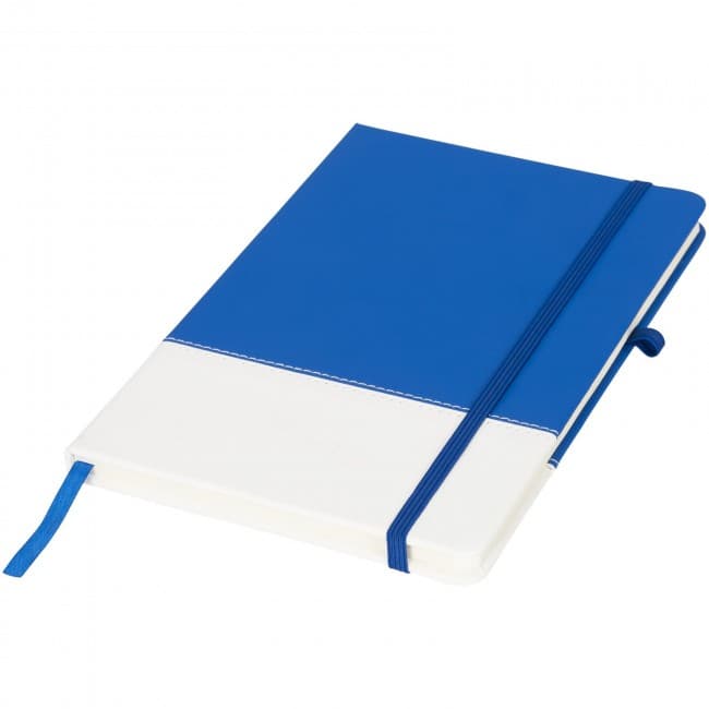 Custom Printed Two-tone A5 colour block notebook - Image 3