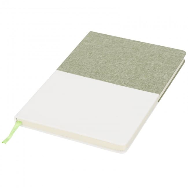 Custom Printed Two-tone A5 canvas notebook - Image 2