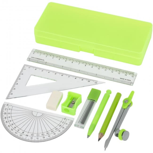 Branded Julia 9-piece school geometry set - Image 1