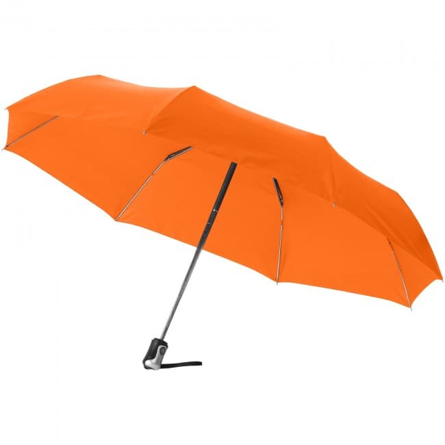 Custom Printed Alex 21.5'' foldable auto open/close umbrella - Image 3