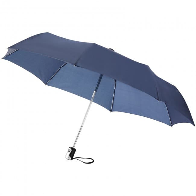 Custom Printed Alex 21.5'' foldable auto open/close umbrella - Image 1