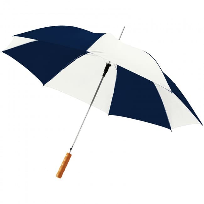 Custom Printed Lisa 23'' auto open umbrella with wooden handle - Image 3