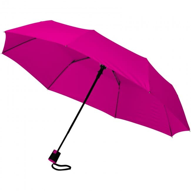 Custom Printed Wali 21'' foldable auto open umbrella - Image 2