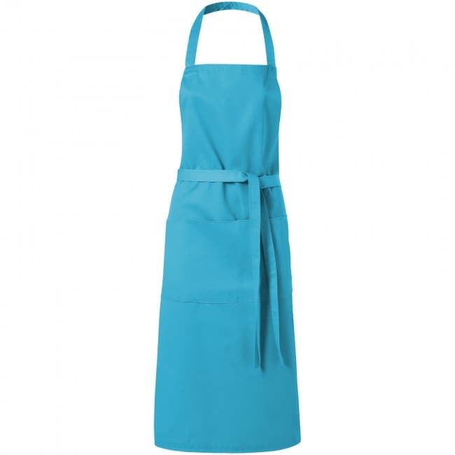 Custom Printed Viera apron with 2 pockets - Image 1