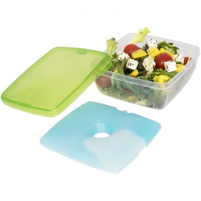 Custom Printed Glace lunch box with ice pad - Image 1