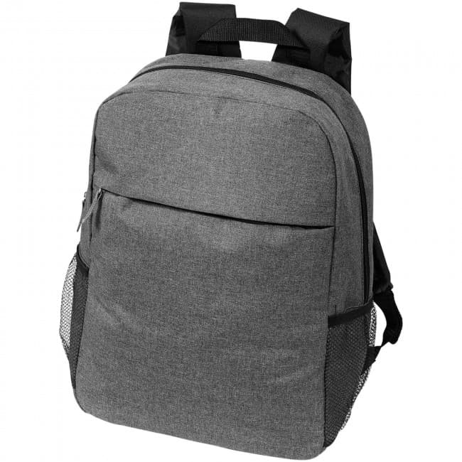 Custom Printed Hoss 15.6'' heathered laptop backpack