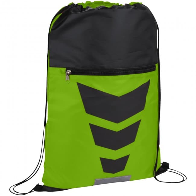 Custom Printed Courtside drawstring backpack - Image 1