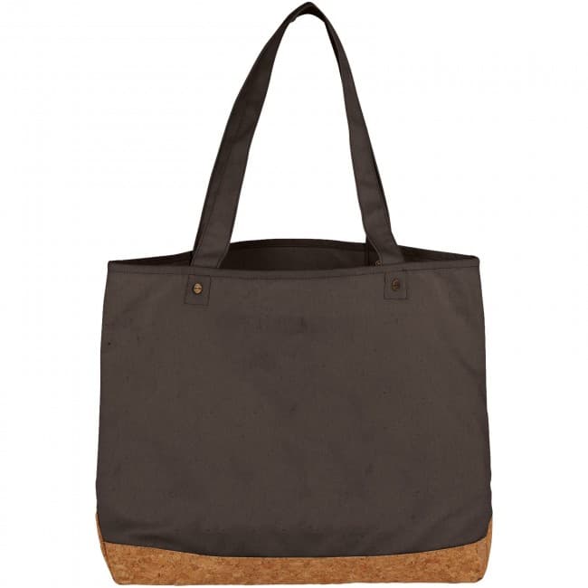 Custom Printed Napa 406 g/m² cotton and cork tote bag - Image 1