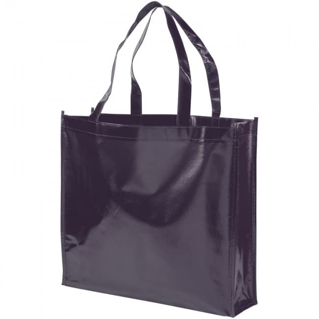 Custom Printed Shiny laminated non-woven shopping tote bag - Image 7