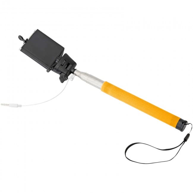 Custom Printed Wire extendable selfie stick - Image 1