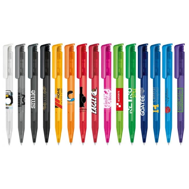 Custom Printed senator Super Hit Frosted plastic ball pen