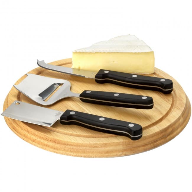 Branded Fort 4-piece cheese serving gift set