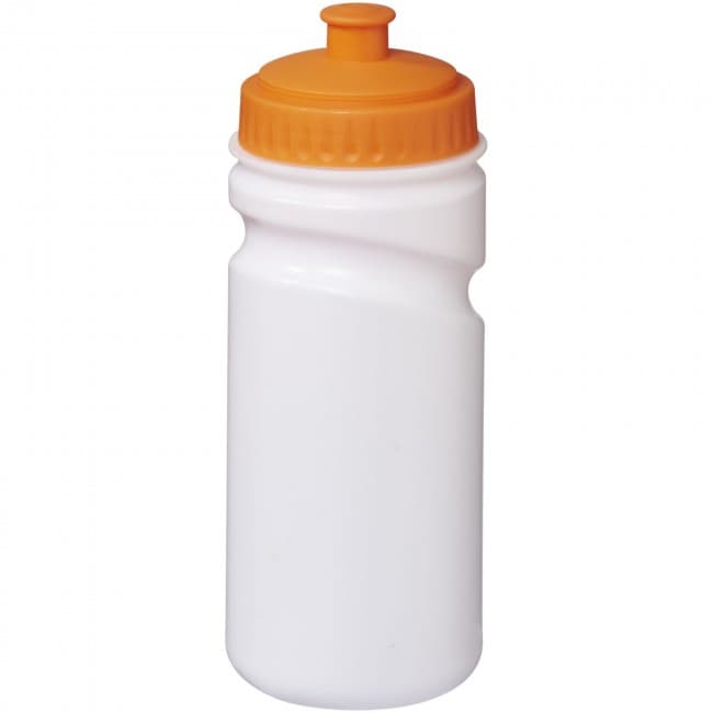 Custom Printed Easy-squeezy 500 ml white sport bottle - Image 5