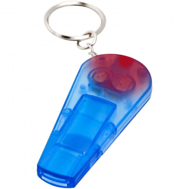 Custom Printed Spica whistle and LED keychain light - Image 1