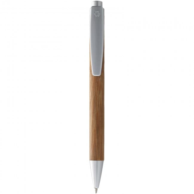 Custom Printed Borneo bamboo ballpoint pen - Image 2