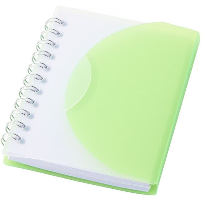 Custom Printed Post spiral A7 notebook with blank pages - Image 3