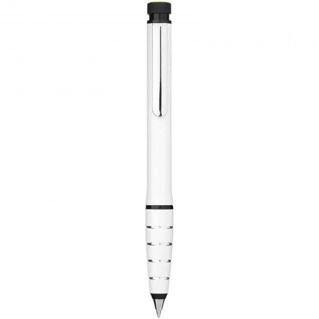 Custom Printed Jura dual aluminium ballpoint pen and highlighter - Image 1