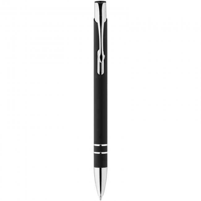 Custom Printed Corky ballpoint pen with rubber-coated exterior - Image 8