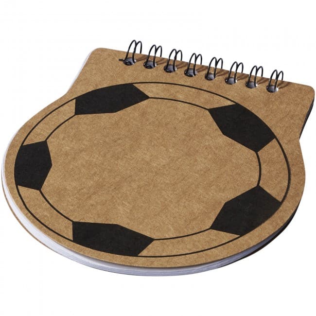 Custom Printed Score football-shaped notepad