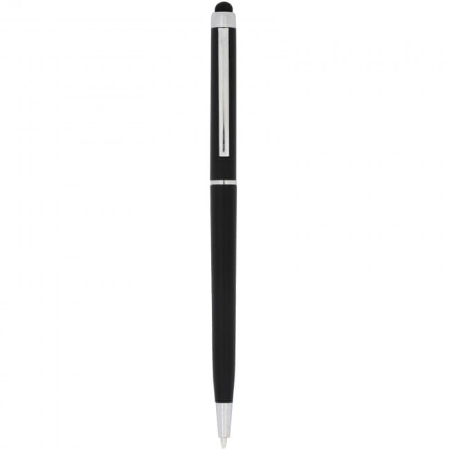 Custom Printed Valeria ABS ballpoint pen with stylus - Image 9