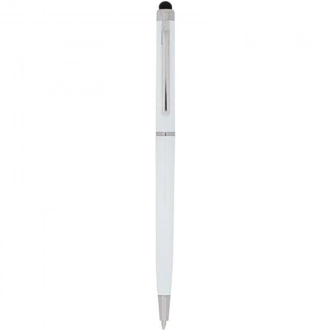 Custom Printed Valeria ABS ballpoint pen with stylus - Image 7