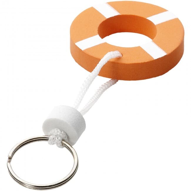 Custom Printed Lifesaver floating keychain