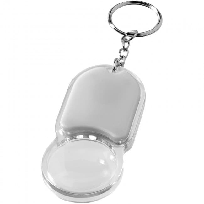 Custom Printed Zoomy magnifier keychain light - Image 1