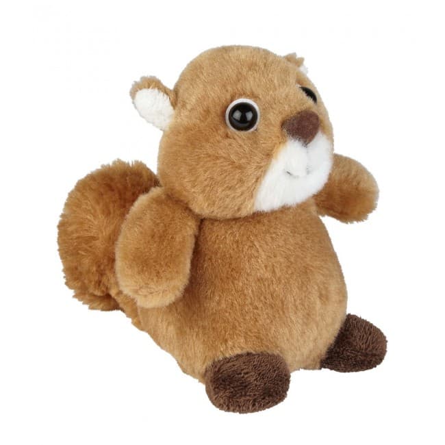 Custom Printed 12cm Squirrel Plush