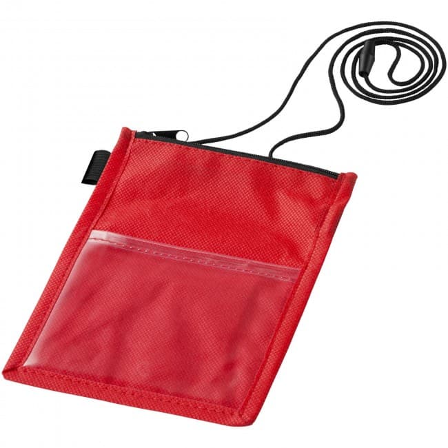 Branded Identify badge holder pouch with pen loop - Image 1