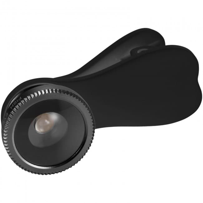 Custom Printed Fish-eye smartphone camera lens with clip