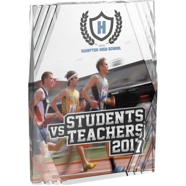 Custom Printed Rectangular Acrylic Award