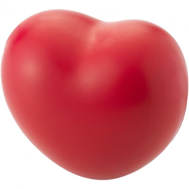 Branded Heart-shaped stress reliever with PU foam